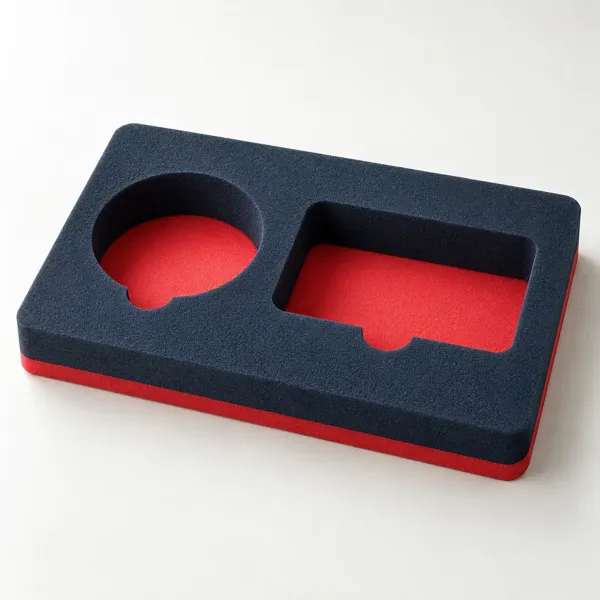 Foam insert with cut cavities